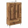 vidaXL Highboard Gammelt tr&aelig; 69,5 x 31 x 115 cm Konstrueret tr&aelig;
