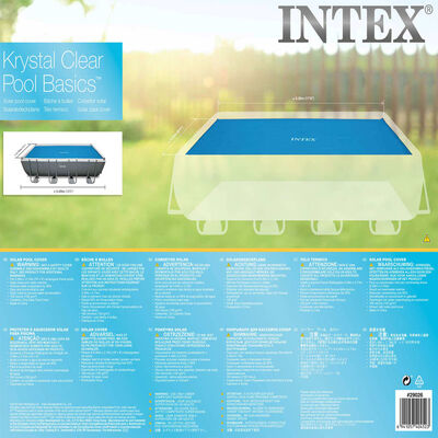 Intex solopvarmet poolovertræk 549x274 cm rektangulær 29026