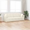 vidaXL Gulvsovesofa 200cm Creme Fl&oslash;jl