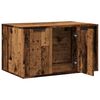 vidaXL toiletskjuler kattebakke 80x50x45 cm konstrueret træ gammelt eg