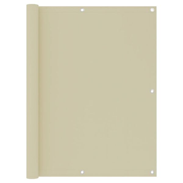 vidaXL altanafsk&aelig;rmning 120x600 cm oxfordstof cremefarvet