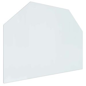 vidaXL Pejs glasplade Transparent 80 x 60 cm Glas