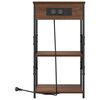 vidaXL Natskab med hylde Brun eg 41 x 31 x 76 cm Konstrueret tr&aelig;