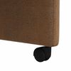 vidaXL Spisebordsstole med hjul med hjul 2 pcs Brun 57 x 67 x 98 cm