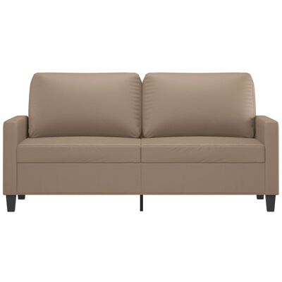 vidaXL 2-personers sofa 140 cm kunstlæder cappuccino
