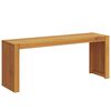 vidaXL b&aelig;nk Olie Naturlig 110 x 30 x 45 cm Massiv Teaktr&aelig;