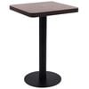 vidaXL bistrobord 50x50 cm MDF m&oslash;rkebrun