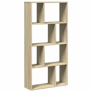 vidaXL bogreol 60x20x120,5 cm konstrueret tr&aelig; sonoma-eg