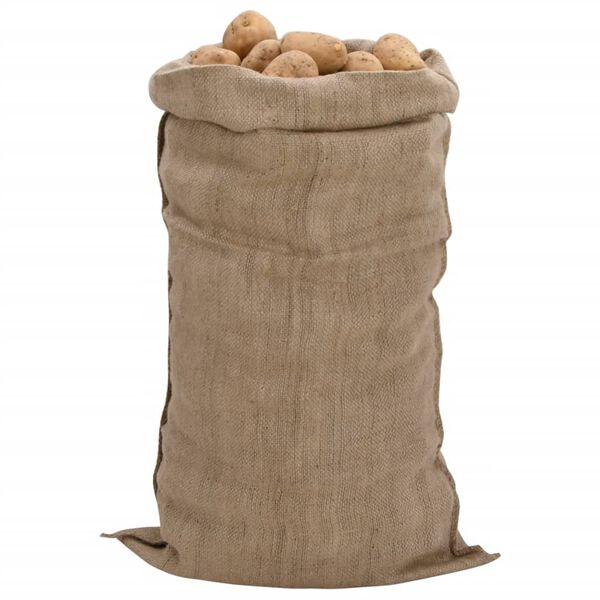 vidaXL jutesække 10 stk. 65x135 cm 100% jute 340 gsm