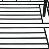 vidaXL stel til daybed 90x200 cm metal sort