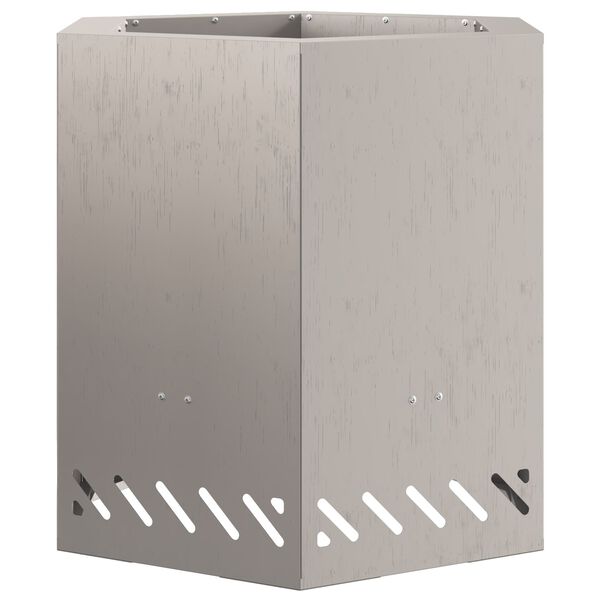 vidaXL Røgfri ildsted Brun 48 x 48 x 51 cm Stål