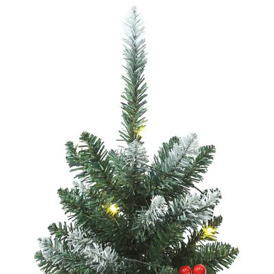 vidaXL kunstige juletræer 2 stk. 100 LED'er 120 cm hvid