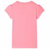 T-shirt til børn str. 92 neon-pink
