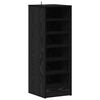 vidaXL Sko skab 32 x 35 x 90 cm Konstrueret tr&aelig; Sort eg