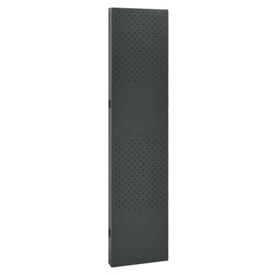 vidaXL 4-panels rumdelere 2 stk. 160x180 cm stål antracitgrå