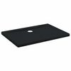 vidaXL Brusebund Tray med Dots 100 x 70 x 4 cm ABS Sort