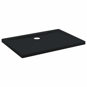 vidaXL Brusebund Tray med Dots 100 x 70 x 4 cm ABS Sort