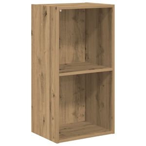 vidaXL bogreol 40x30x77 cm konstrueret tr&aelig; egetr&aelig;sfarve