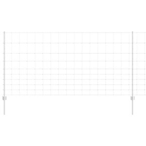 vidaXL Hegn med post S&oslash;lv 1,2 x 25 m St&aring;l