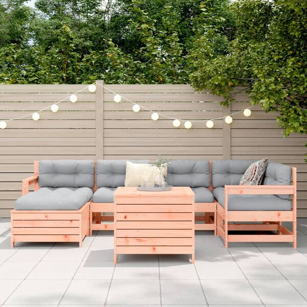 vidaXL sofas&aelig;t til haven 8 dele massivt douglasgran