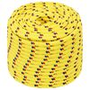 vidaXL Multifunktionelt universaltov 14 mm 25 m Gul PP