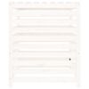 vidaXL kompostbeholder 82,5x82,5x99,5 cm massivt fyrretræ hvid