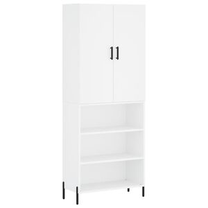 vidaXL h&oslash;jskab 69,5x34x180 cm konstrueret tr&aelig; hvid