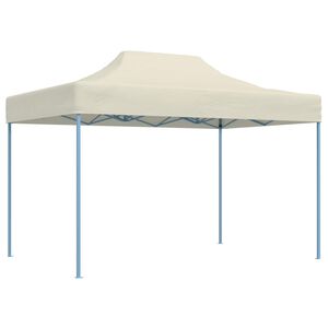 vidaXL Party Tent Creme 280 x 410 x 315 cm Oxford stof