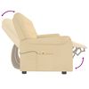 vidaXL 4-personers massagestol med kopholder cremefarvet