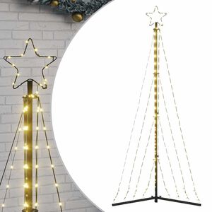 vidaXL LED-juletr&aelig; 339 LED'er 182 cm varmt hvidt lys