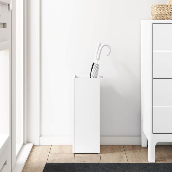 vidaXL Parasolfod Hvid 20 x 20 x 55,5 cm Konstrueret tr&aelig;