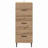 vidaXL Sideboard artisan eg 34 x 34.5 x 90 cm Konstrueret træ