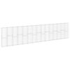 vidaXL gabionv&aelig;g med d&aelig;ksler 900x30x200 cm galvaniseret st&aring;l