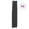 vidaXL parasolovertr&aelig;k 2 stk. 136x25/23,5 cm 420D oxfordstof