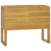 vidaXL badev&aelig;relsesskab 90x40x75,5 cm massivt teaktr&aelig;
