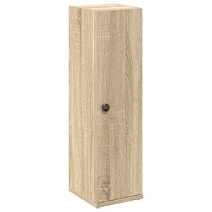 vidaXL badev&aelig;relsesskab med rulleholder 20,5x22x72 cm sonoma-eg