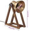 vidaXL skrivebordslampe 30x17x40 cm 25 W E27 antik messingfarve