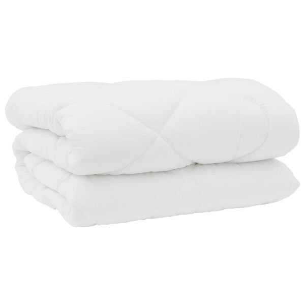 vidaXL Vinter dyne med pude 3 pcs Hvid Microfiber