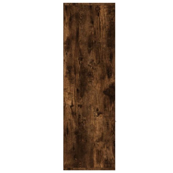 vidaXL bogreol 98x30x98 cm r&oslash;get egetr&aelig;sfarve