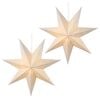 vidaXL Julebelysning RAAHE 2 stk. 10 LED'er Varm hvid 45 x 6 x 45 cm