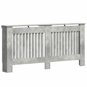 vidaXL Radiatorcover Betongr&aring; 172 x 19 x 81,5 cm Konstrueret tr&aelig;