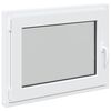 vidaXL K&aelig;ldervindue RISOR 80 x 70 cm PVC og glas Hvid