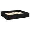 vidaXL hundeseng 51,5x44x9 cm massivt fyrretr&aelig; sort