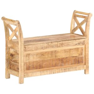 vidaXL entr&eacute;b&aelig;nk 103x33x72 cm massivt mangotr&aelig;