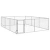 vidaXL udend&oslash;rs hundebur med d&oslash;r 3x4x1 m galvaniseret st&aring;l