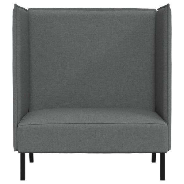 vidaXL Høj ryg sofa Mørkegrå 109 x 56 x 121 cm Stof