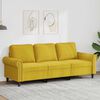 vidaXL 3-personers sofa 180 cm velour gul