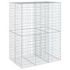 vidaXL gabionkurv med cover 150x100x200 cm galvaniseret jern