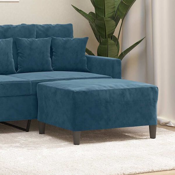 vidaXL fodskammel 70x55x41 cm velour lyser&oslash;d