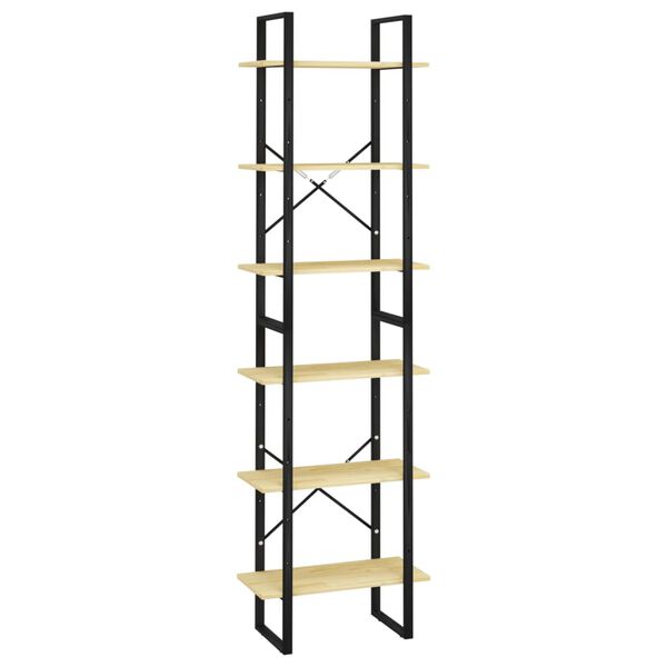vidaXL opbevaringsreol 60x30x210 cm massivt fyrretræ
